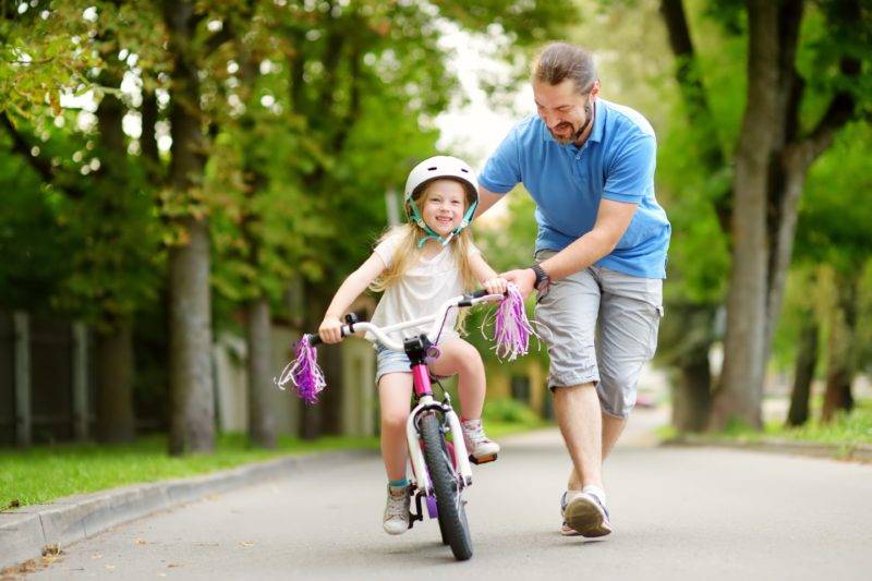 ride a bike bonding time