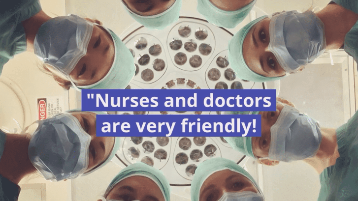 nurses and doctors friendly